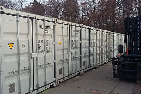 Lagercontainer als flexible Lösung für Lagerraum