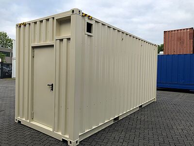 Container als Aggregat für den Tunnelbau