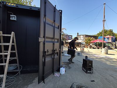 Container als Kino