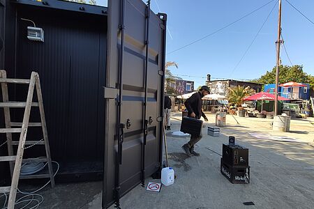 Container als Kino