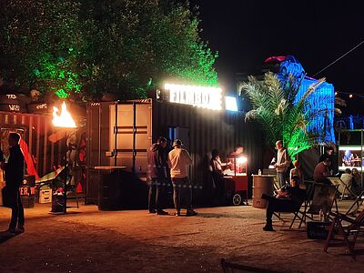 Bloedorn Container-Kino bei DEW21 Museumsnacht