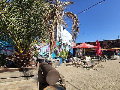 Bloedorn Container als Kulturkulisse