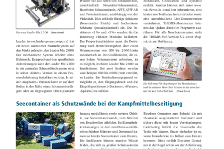 Clipping Deutsche Feuerwehr Zeitung BrandSchutz