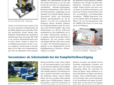 Clipping Deutsche Feuerwehr Zeitung BrandSchutz