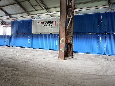 Lärmschutzwand aus Containern