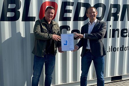 Ausgezeichnete Bonität: Björn Henkel erhält CrefoZert für Bloedorn Container