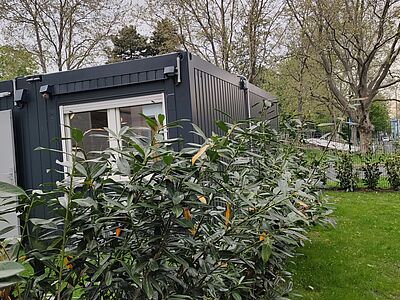 Raumcontainer für das Streetworker Café Dortmund